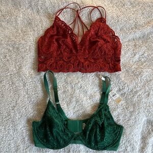 NWT Aerie And Victoria Secret Bra Bundle Size M